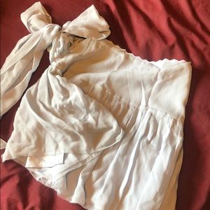 Silk Ellie Tahari Baby Blue Skirt